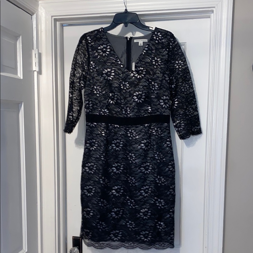 Banana republic size 10 Elegant Black Lace Dress nwt